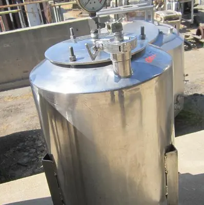 Tank, 8 Gallon, Stainless Steel, DT/DB, 13" X 14" #S739102
