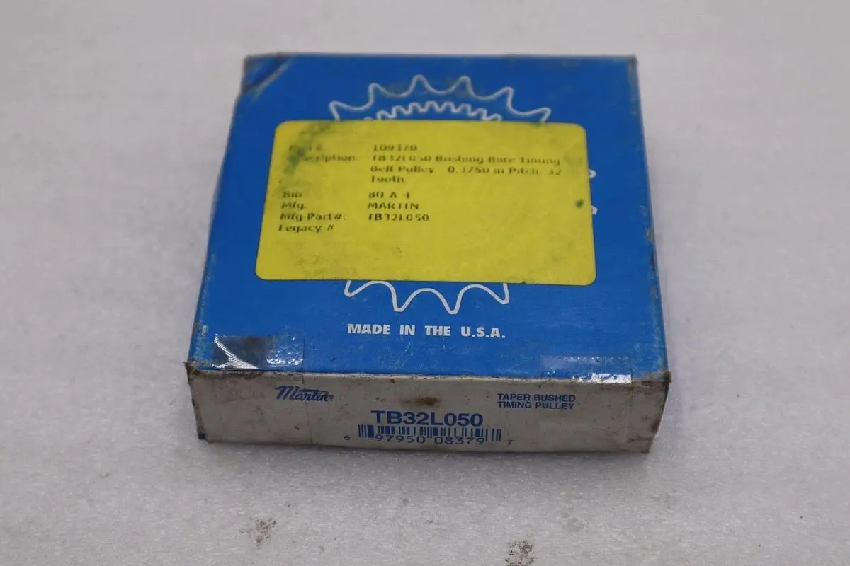 LOT OF 2 -- MARTIN Timing Pulley TB32L050 Bushing STOCK L250CC
