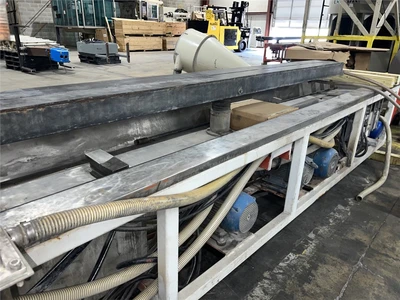 15' Friul Filiere Vacuum Calibration Table, (3) Pompetravaini Vacuum Pumps