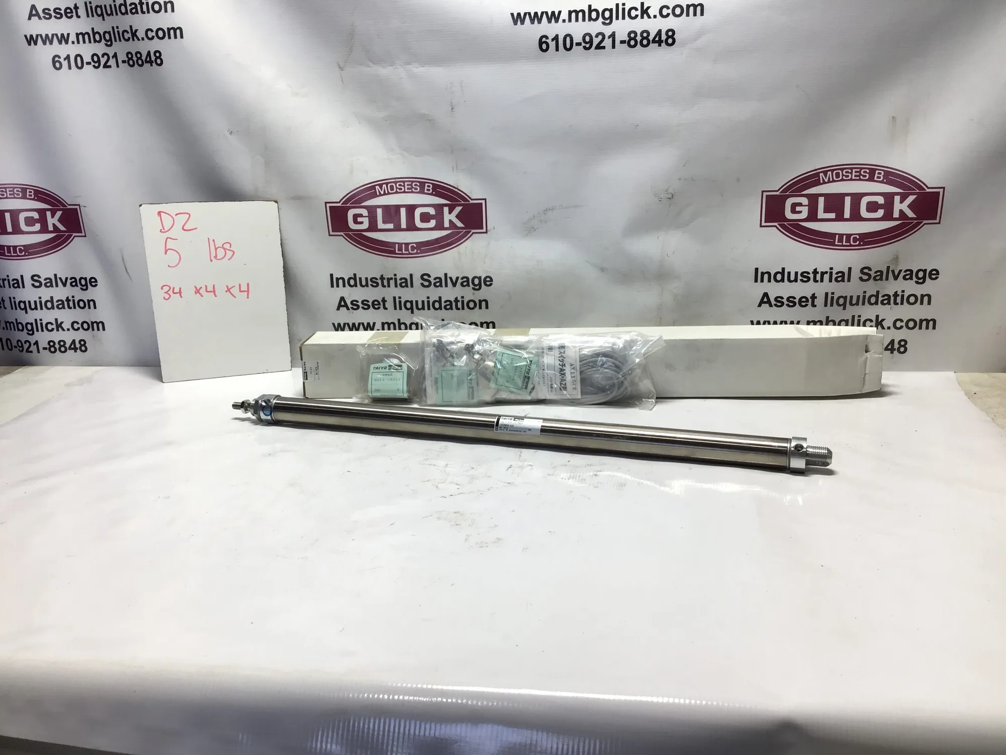 Taiyo Parker 10Z-3 LB32N600-AJ2 Double Acting Pneumatic Air Cylinder 1mpa