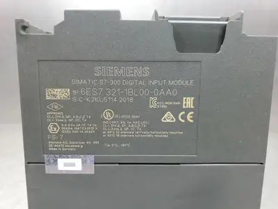 Used Siemens 6ES7321-1BL00-0AA0 SIMATIC S7 PLC MODULE PLC Processors | Palmetto Automation #1156200