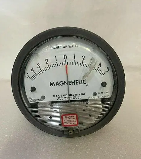 MAGNEHELIC MAX PRESSURE 15PSIG