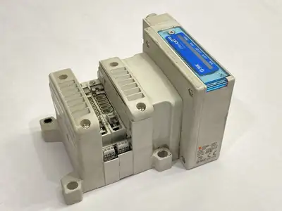 VV5QC11-02N35DAN-S | SMC  Pneumatic Plug-In Manifold 2-Station - Used