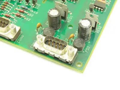 Oldham France SA X1060-6L33343-2 Printed Circuit Board PCB Control Rev J