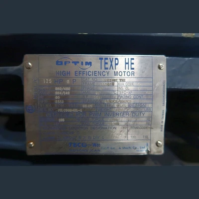 Optim TEXP HE 125 hp Motor