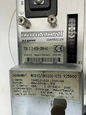 USED INDRAMAT TDM 3.2-030-300-W1