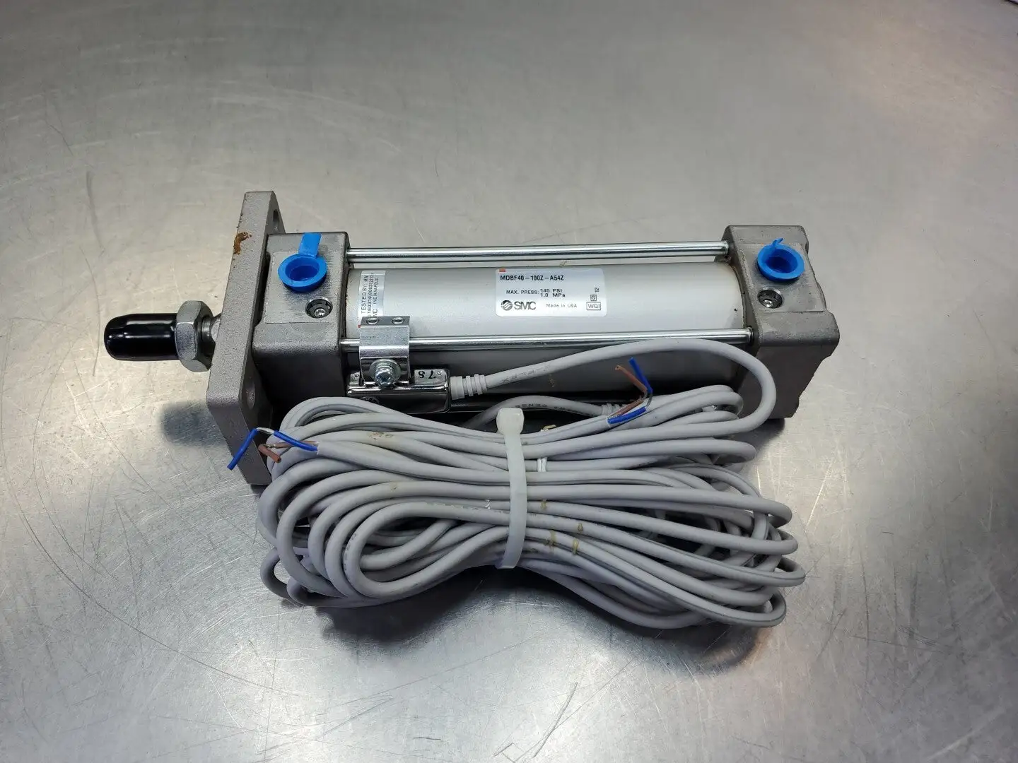 SMC MDBF40-100Z-A54Z Pressure Cylinder w/2-SMC D-A54 Reed Switches. 6B-14