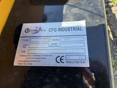 USED 2026 CFG INDUSTRY KKT(A)27 MINI SKID STEER LOADER