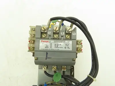 Furnas 22FP32AFE3 Reversing Motor Starter 25Hp Size 2 Max 45A 600 VAC Overload