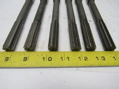 MORSE/CLEVELAND/BF 5/8" #2 MT Straight Flute Chucking Reamers Mixed Mfg Lot/5