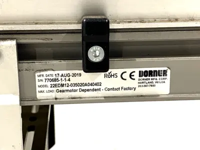 Used Dorner 62M060ES411FN Belt Conveyors Michigan US | Maverick Industrial Sales #1400720