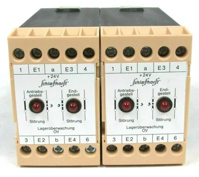2 NEW SCHLAFHORST 24V RELAYS
