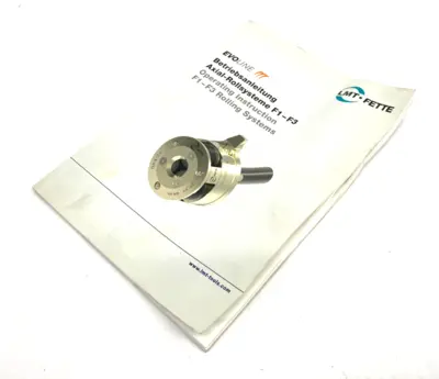 Used LMT FETTE EVOLINE AXIAL ROLLING HEAD MANUAL Misc Industrial Equipment | Maverick Industrial Sales #1105862