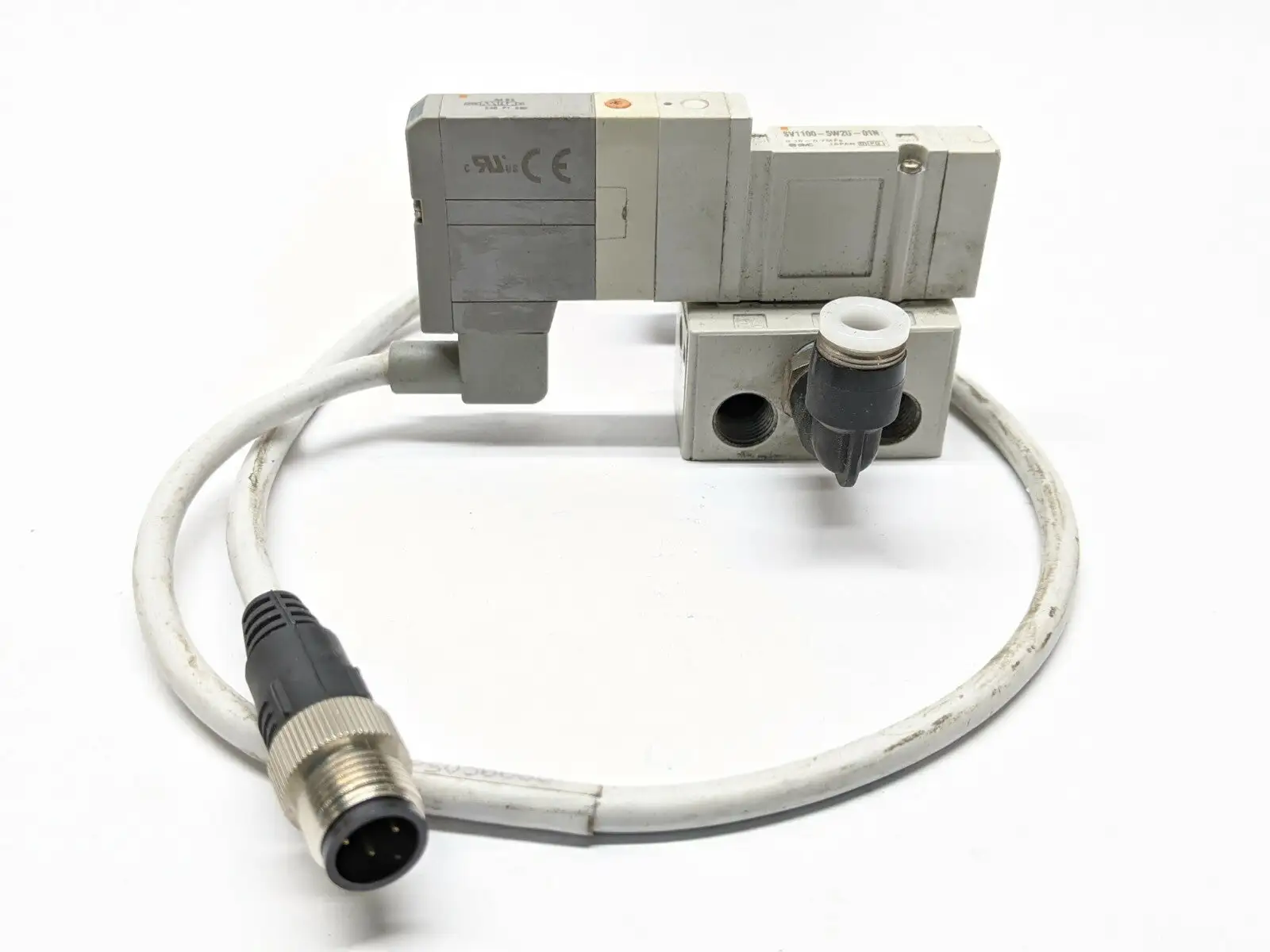 Used SMC 5-PORT 2-POSITION SINGLE SOLENOID VALVE, 1/8" NPT Solenoid Valves Michigan US | Maverick Industrial Sales #1092691