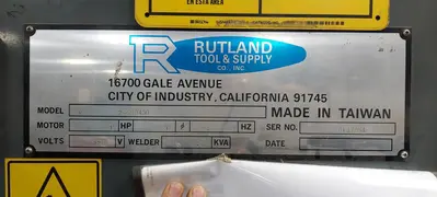 2001 RUTLAND 26680450 Vertical Band Saws | Machinery For Sale (2)