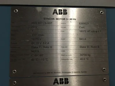 USED 2012 ABB ABB 18000 HP