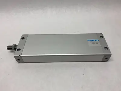 New | in-Stock FESTO FLAT-BODY PNEUMATIC CYLINDER 200MM STROKE Pneumatic Cylinders | Maverick Industrial Sales #1110680