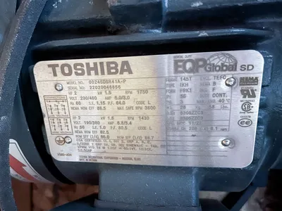 TOSHIBA INTERNATIONAL CORPORATION 0024SDSR41A-P Industrial Electric Motor | Buy Per Pound (3)