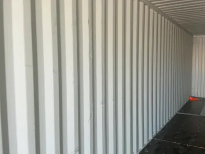 2026 40’L x 8’W x 9’ 6”T High Cube Shipping/Ground Container, swing doors on one end and four sets o...