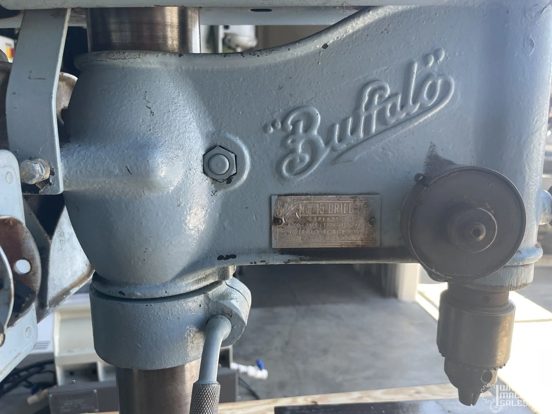 Used BUFFALO 15 DRILLS, HEAVY DUTY SENSITIVE, VERTICAL, SINGLE