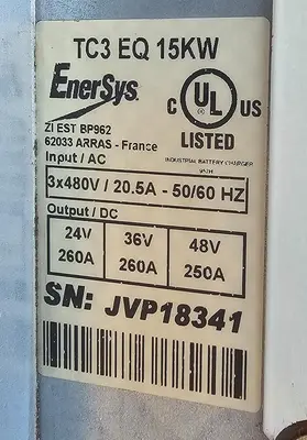 USED 2021 ENERSYS TC3 EQ