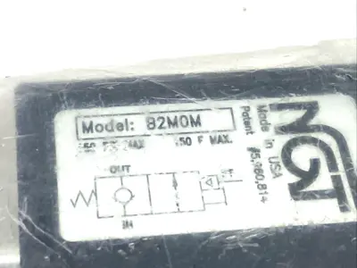 B2M0M | NGT  Control Valve, Pilot Operated 1/8" NPT 150 PSI - New