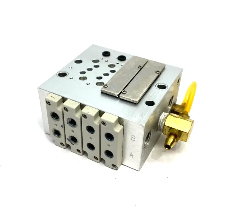 Used Humphrey Pneumatic Manifold Block/Base 4-Station Parts (Hydraulics and Pneumatics) Michigan US | Maverick Industrial Sales #1398003