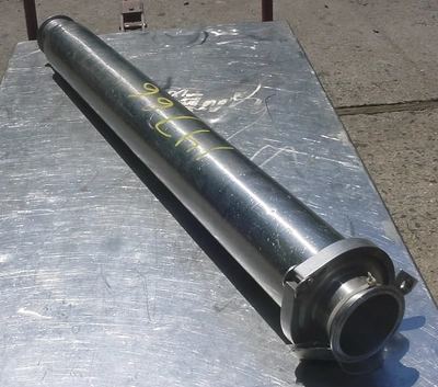 USED TRI CLOVER "STREAMLINE" STRAINER 3' IN LINE STRAINER