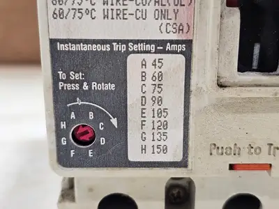 Used WESTINGHOUSE HMCP015E0C Switchgears British Columbia CA | Lenmark #1438219
