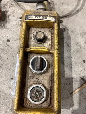 6,000 LBS WEBB MODEL #T6-PWR-IDL TANK TURNING ROLLS, POWER ROLL & IDLER: STOCK #21645