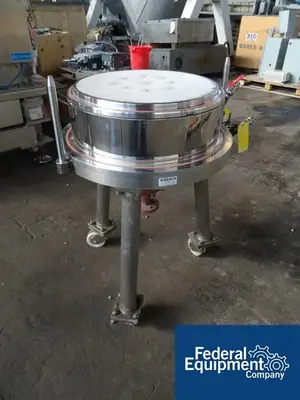 USED 3V Cogeim 0.2 Sq Meter 3V Cogeim Nutsche Filter Dryer, Hastelloy C276