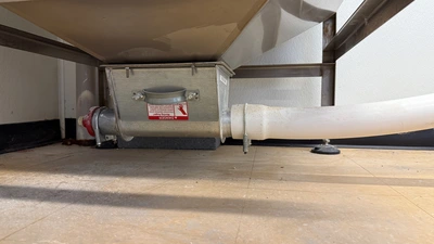 Robix Roppi 600 Two-Roller Grain Mill (3HP) w/ Auger & Hopper