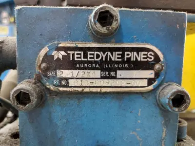 2.5" TELEDYNE PINES HORIZONTAL HYDRAULIC TUBE BENDER. STOCK # 0641723