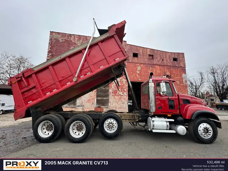 Used 2005 MACK GRANITE CV713 Dump trucks New Jersey US | Proxy Equipment #1381524