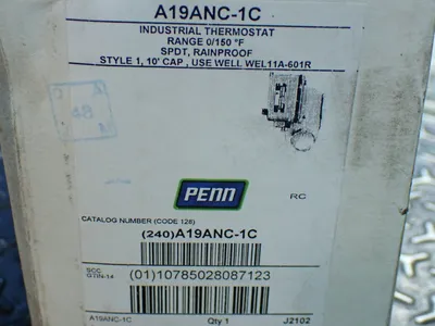New | in-Stock JOHNSON CONTROLS A19ANC1C Temperature Controls Ohio US | HGR 24 #1004454