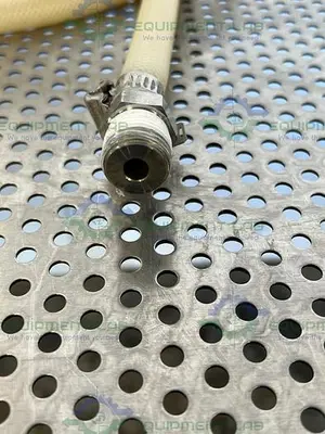 USED SF MEDICAL CW100 NEUTRASIL SILICONE 129" HOSE W/ COMPRESSION FITTING TO THREADED