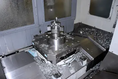 Used 2008 HYUNDAI KIA KH50G Horizontal Machining Centers Illinois US | Machinery Marketing International #779381
