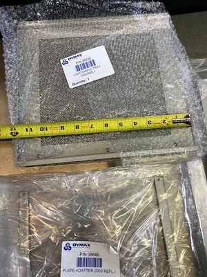 DYMAX PACKAGE EC 5000, LIGHTSHIELD TRAY ASSEMBLY , PLATE ADAPTER,1200 EC FAN TOP