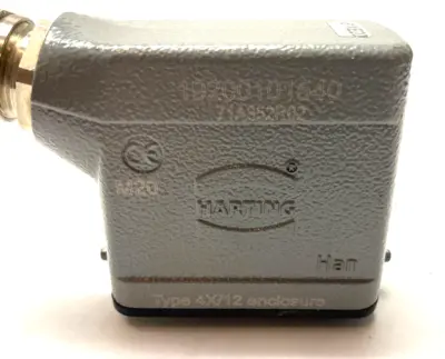 Used HARTING HAN A HOOD LC 2 PEGS M20 W/ INSERT HAN 10A-BU-S Inserts (Misc) | Maverick Industrial Sales #1105321