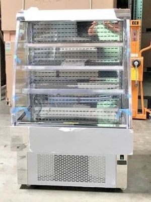 171-0028 40” Open Air Curtain Self Contained Refrigerated Cooler Merchandiser