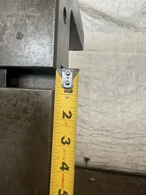 20" WIDE X 80" TALL X 24" DEEP T-SLOTTED ANGLE PLATE SET. STOCK # 0432326