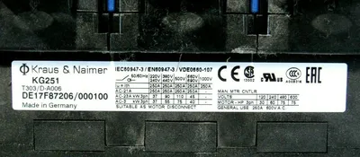 NEW KRAUS & NAMIER DE17F87206/000100
