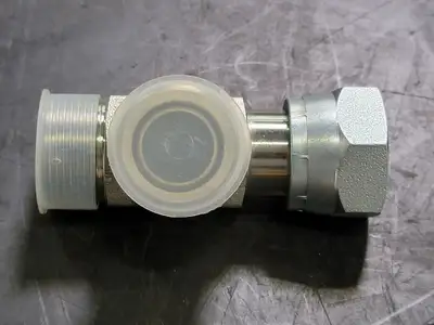 1" Threaded Run Tee -16 JIC