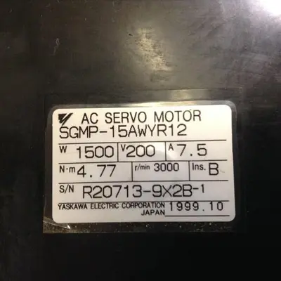 USED YASKAWA SGMP-15AWYR12