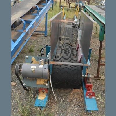 18in Wide x 27ft Long Flat Belt Conveyor
