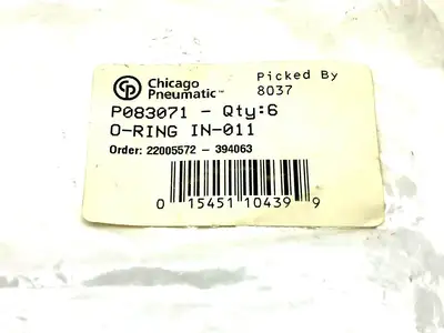 New | in-Stock Chicago Pneumatic O-Ring Seals & Gaskets Michigan US | Maverick Industrial Sales #1399929