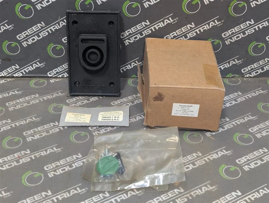 Crouse-Hinds E5000-107 Single Pushbutton Internal Mechanism New NIB