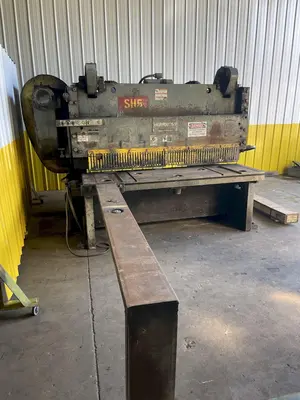 6' X 1/2" HERR VOSS MODEL #0806 LODGE & SHIPLEY POWER SQUARING SHEAR: STOCK #15362