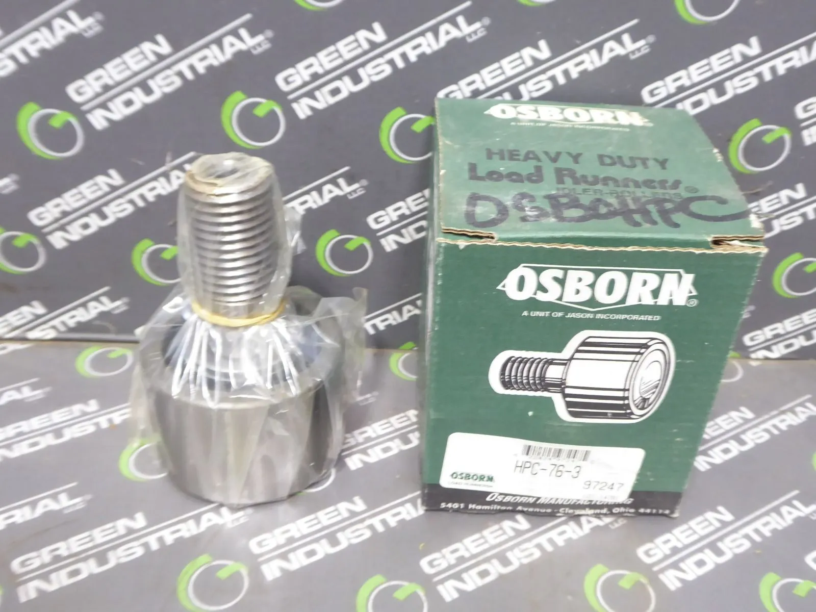 Osborn HPC-76-3 Standard Stud Straight Load Runner 97247 New NIB