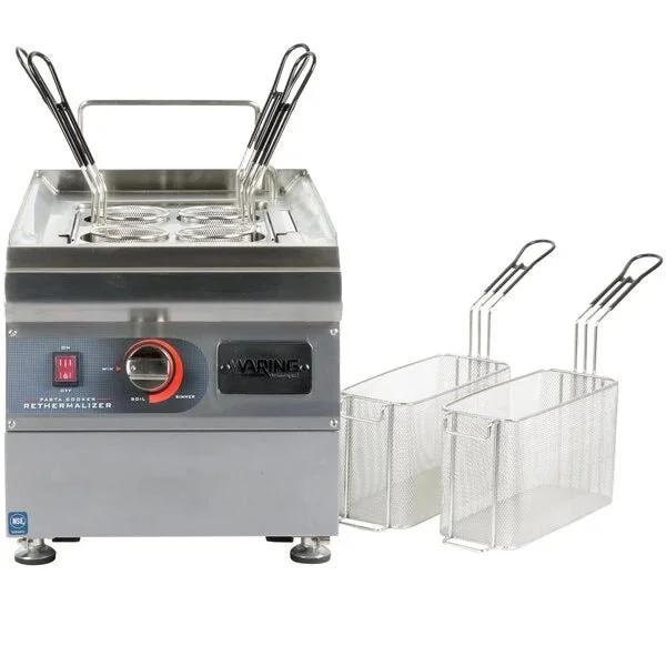 New | in-Stock Waring New Waring WPC100 3.5 Gallon Electric Pasta Cooker Rethermalizer - 240V, 3600W - JS Electric Cooking Equipment Illinois US | Falcon Restaurant Supply #1375922